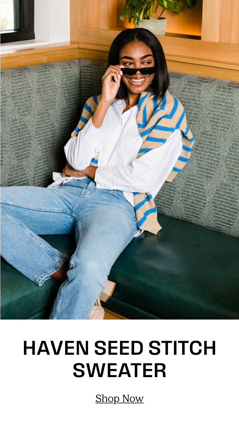 Shop the Haven Seed Stitch Sweater