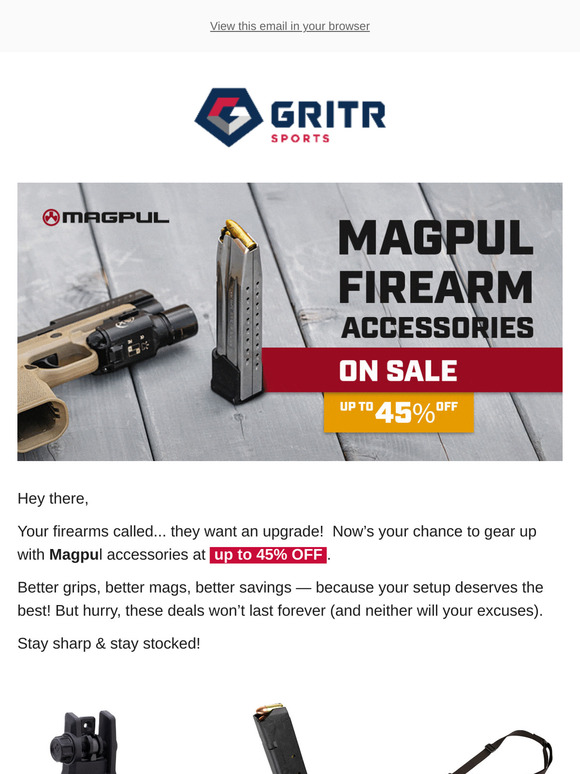 📩 MAGPUL Firearm Accessories on SALE