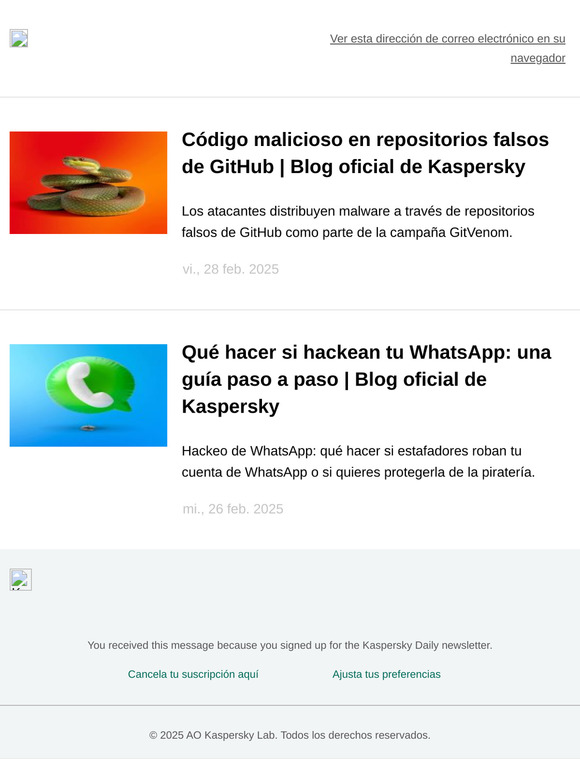 Blog oficial de Kaspersky