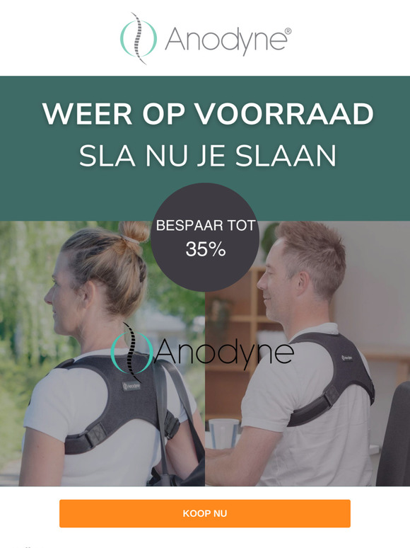 EINDELIJK TERUG – BESPAAR TOT 35%