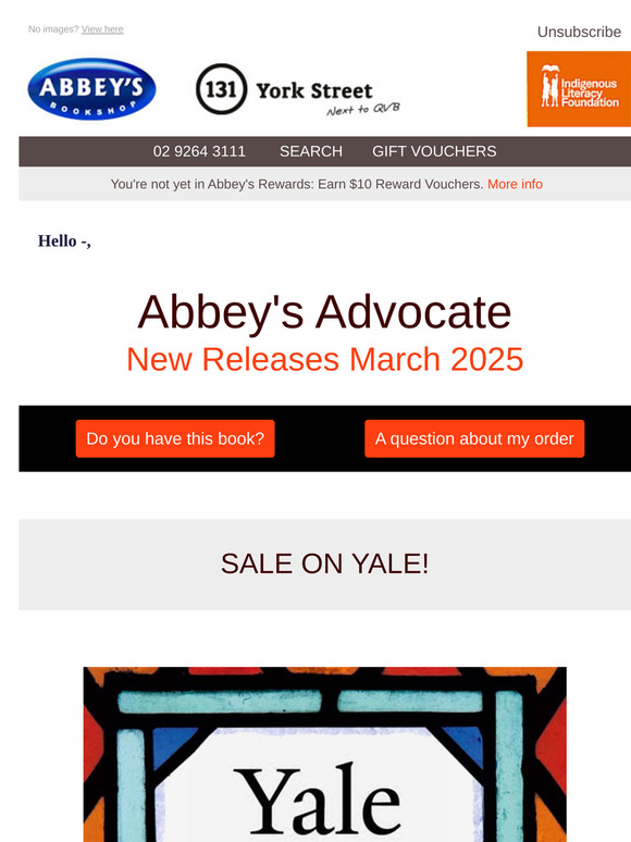 New Release Books • MAR 2025 • SALE on YALE • History • Biography • EVENT: Ultimate Dive Sites