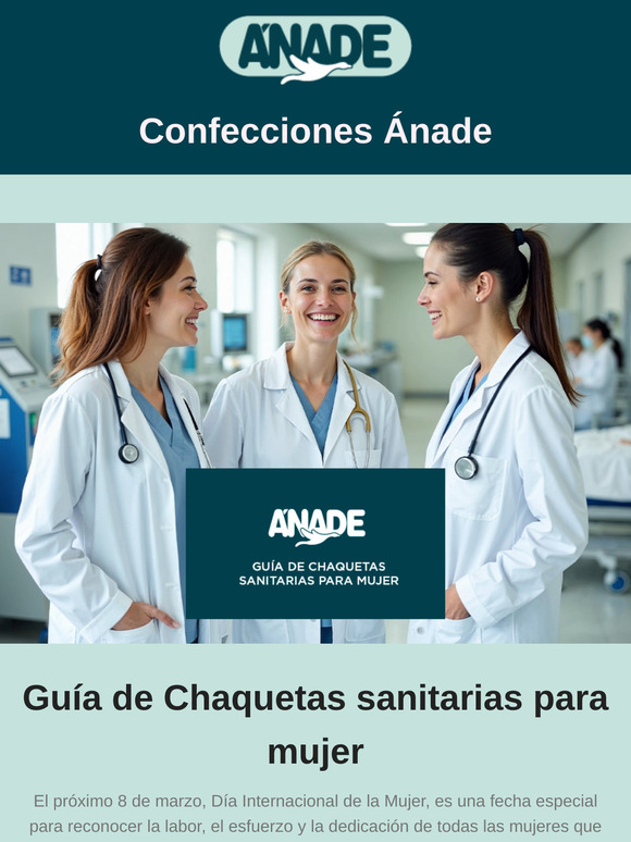 Guía de Chaquetas sanitarias para mujer