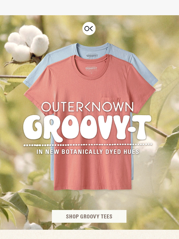 New Botanically Dyed Groovy Tees
