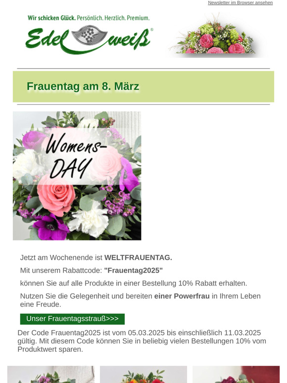 Frauentag am 8. März