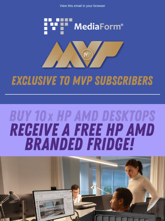 FREE HP AMD Branded 75L Fridge