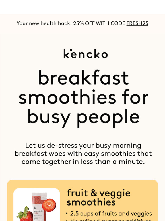 breakfast smoothies for busy people