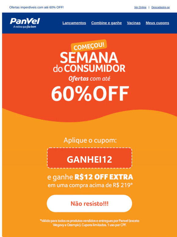 Começou a Semana do Consumidor 🤑