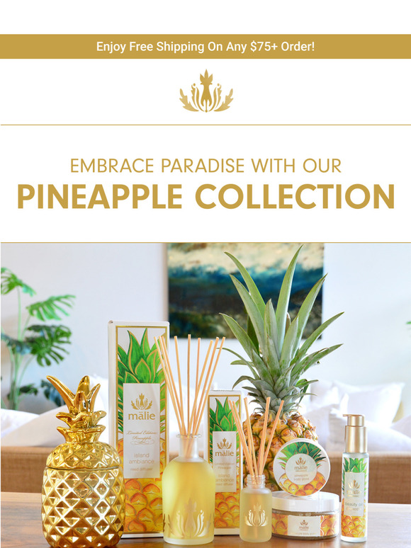 Embrace Paradise with Our Pineapple Collection