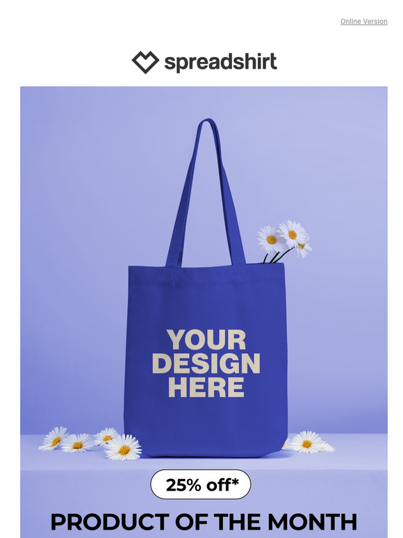 Get 25% off our tote bag