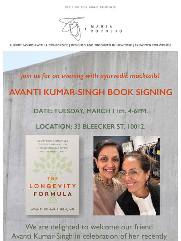 Join us! Avanti Kumar-Singh at 33 Bleecker