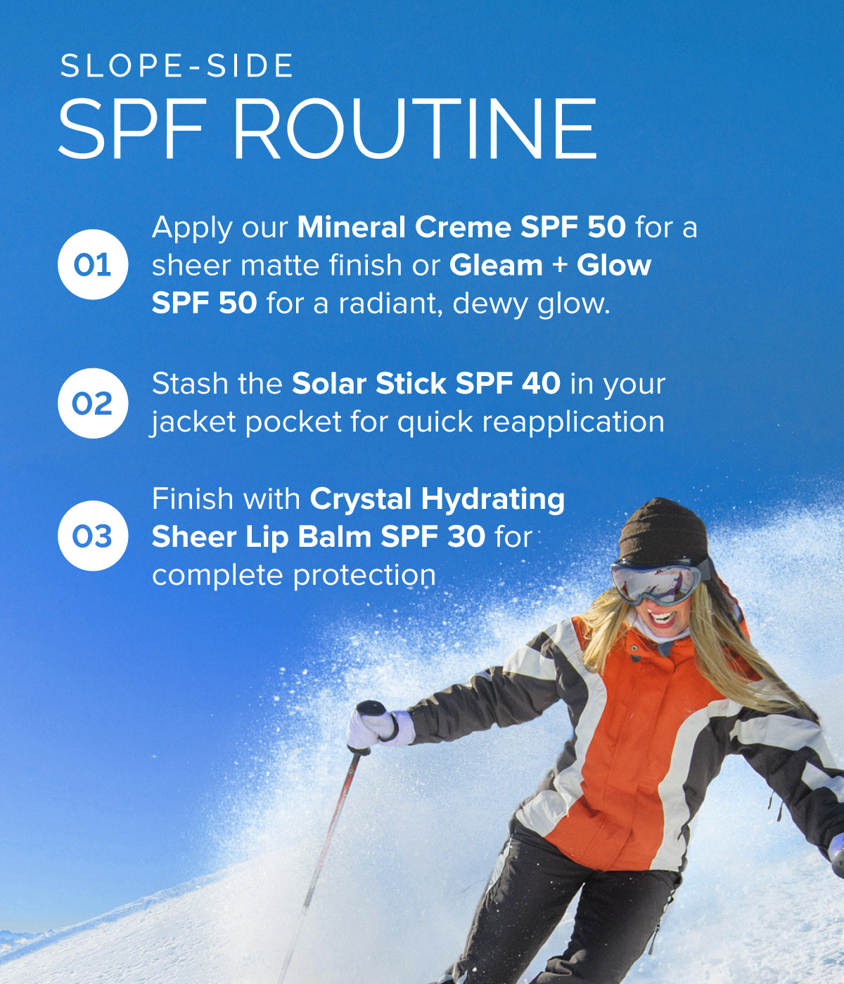 Slope-Side SPF Routine