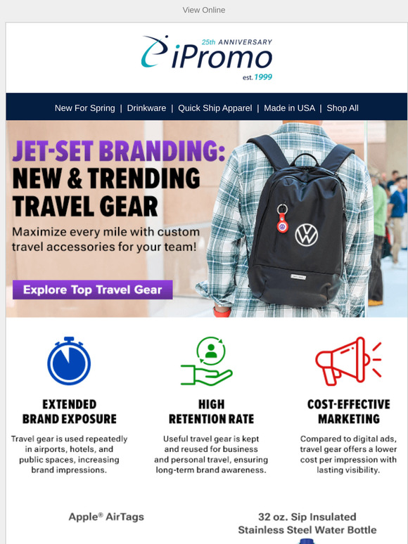 ✈️ Jet-Set Branding: Must-Have Custom Travel Gear