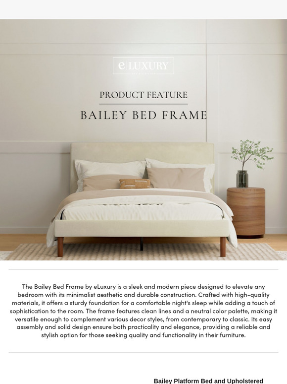 Get to Know The Bailey Bed ✨