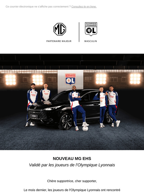 Tentez de gagner 2 places pour assister à un entraînement privé de l’OL !