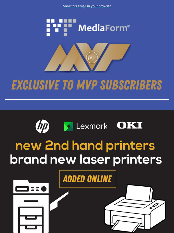 Just Added: New 2nd Hands & In Box Printers