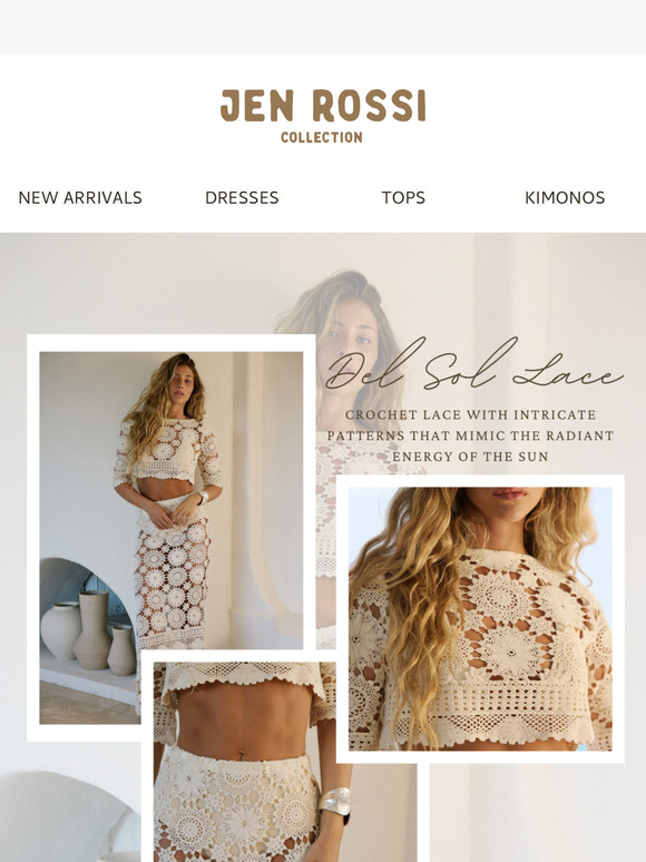 Boho Is Back! ✨ Meet our Del Sol Lace – A Bohemian Dream 😍