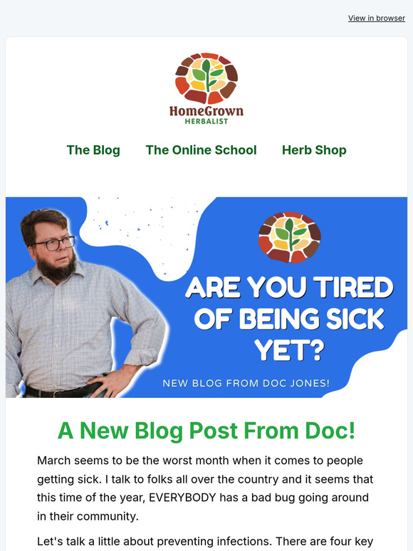Are You Tired of Being Sick Yet?