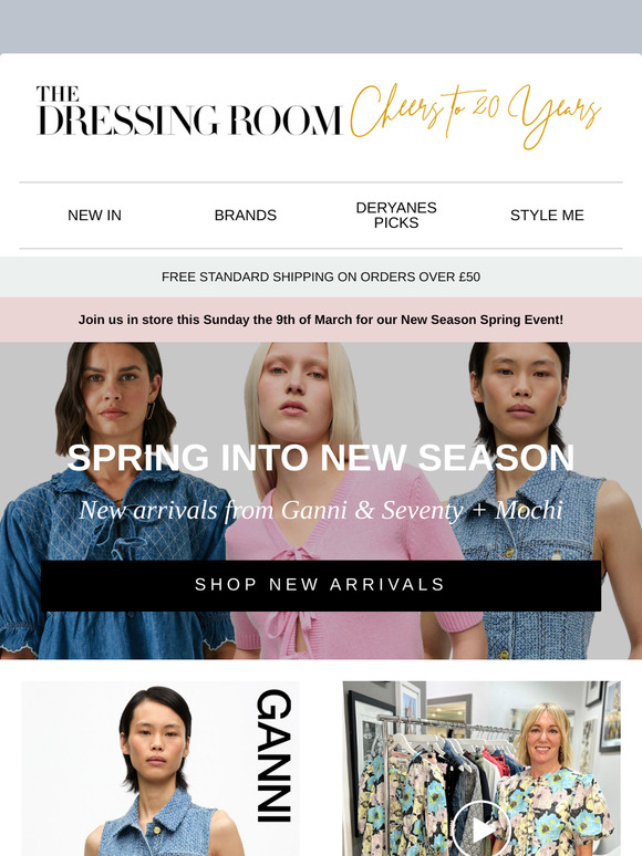 Spring Into New Season with Ganni & Seventy + Mochi