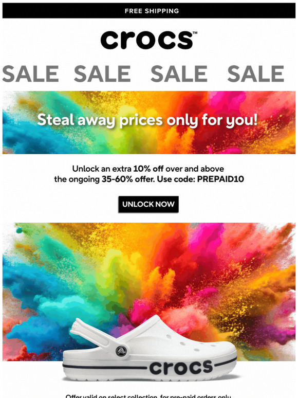 35% to 60% Off + Extra 10% Off only for you! 😍