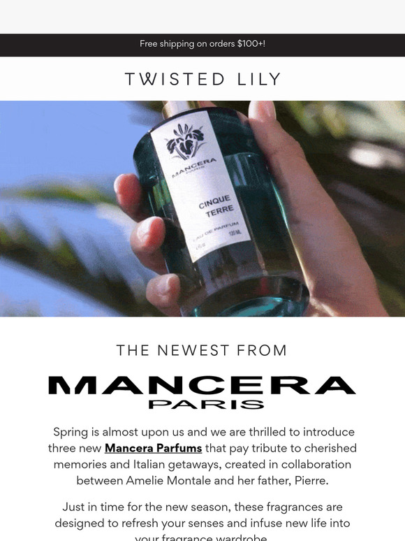 INTRODUCING THE NEWEST FROM MANCERA PARFUMS