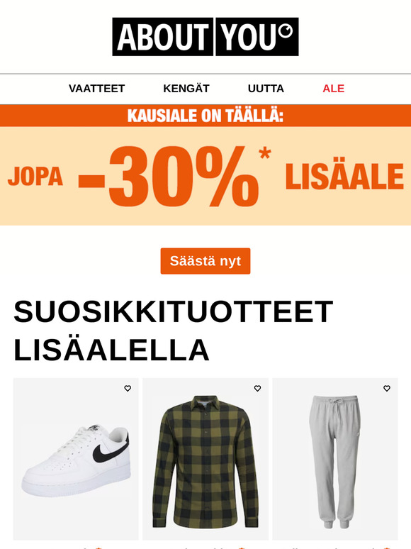 Jopa -30% LISÄALE