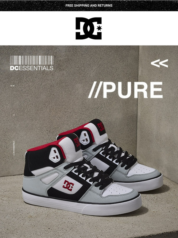 DC Pure: Step Up Your High-Top Game With New Colourways.