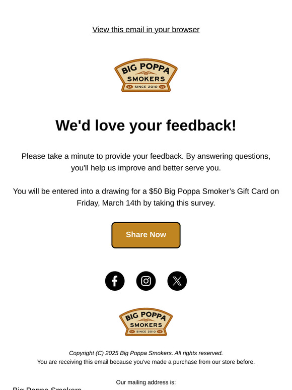 BBQ Fans, We Need Your Input! (It’s Quick & Easy)