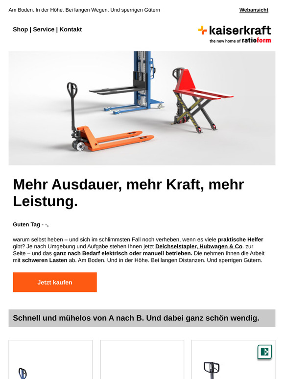 Hub- und Hebegeräte: Starke Helfer für schwere Aufgaben