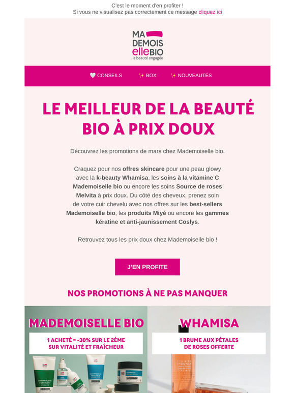 Craquez pour les promos du mois 😍