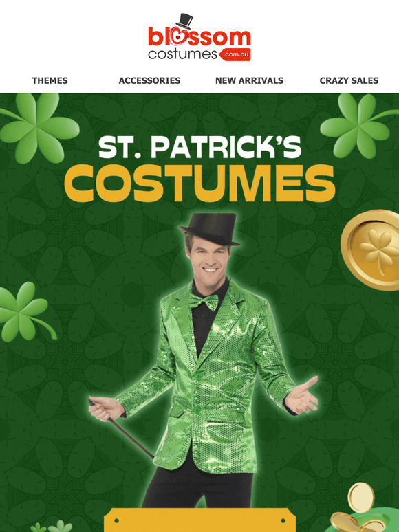 Don't Forget—10% St Patrick's Costumes!🍀