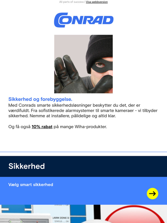 Sikkerhed mod indbrud.
