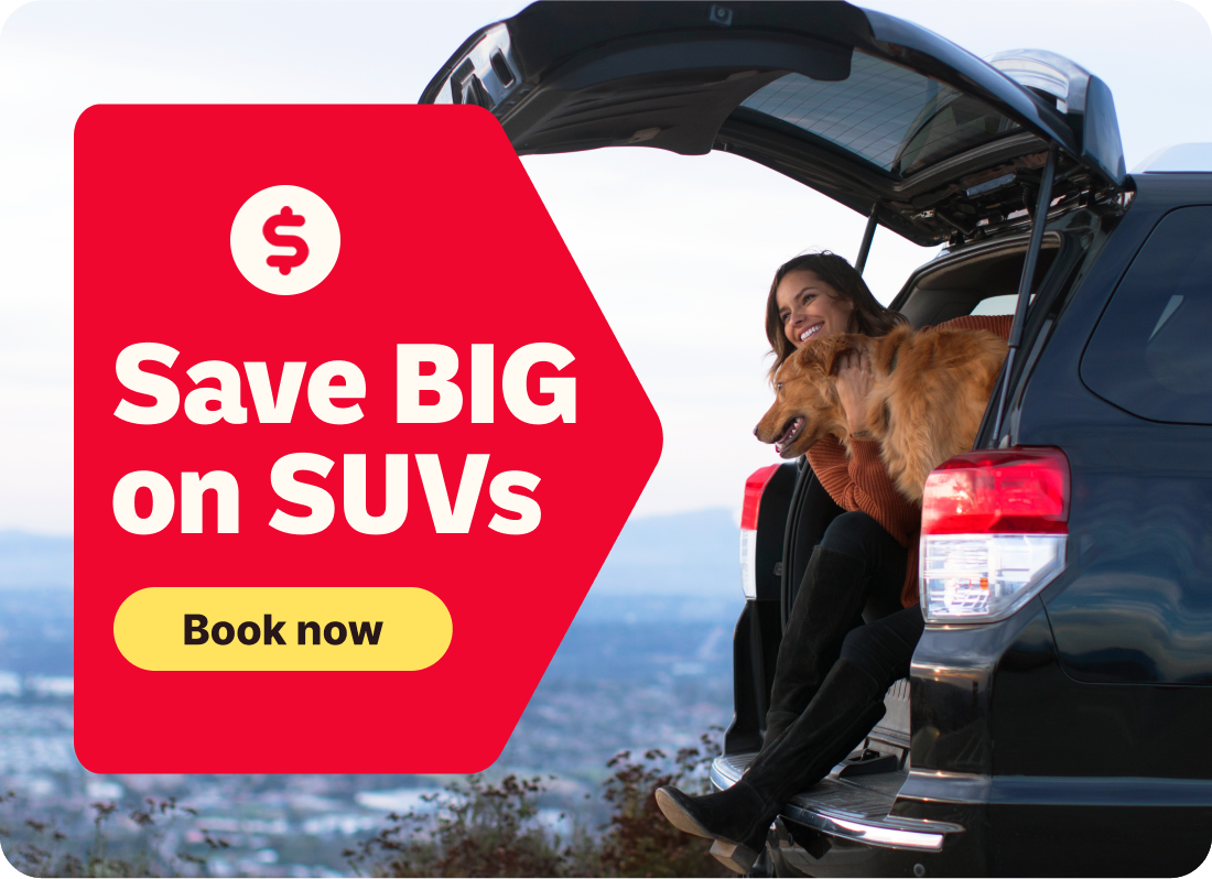 Save BIG on SUV's Book now