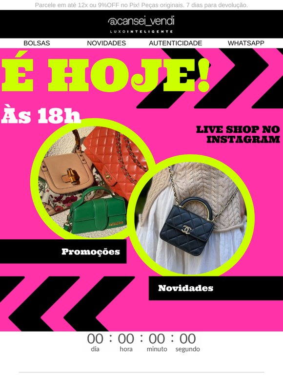 É HOJE: Super LIVE SHOP 💥