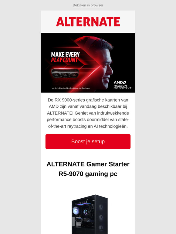 NIEUW: AMD RX 9000 grafische kaarten