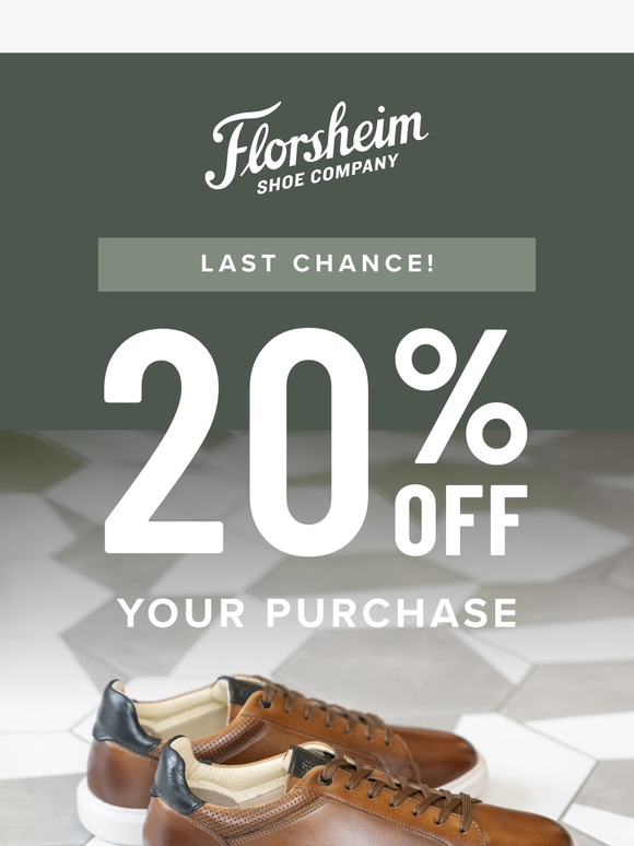 Final Days of 20% Off Sitewide!