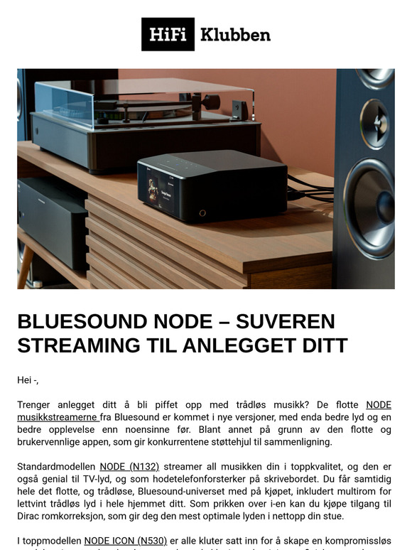Gjør anlegget ditt trådløst med Bluesound – suveren streaming for alle!