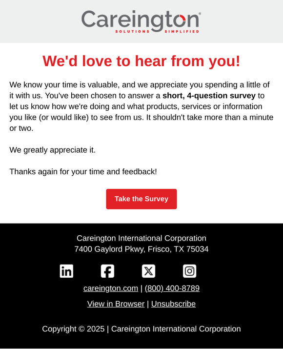 We need your help! Short survey inside.