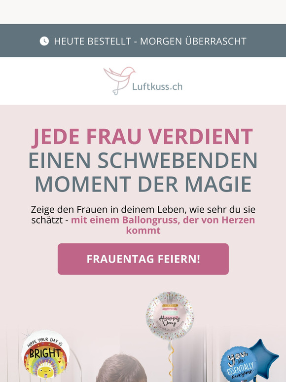 Blumen? Sie verdient etwas von Herzen!