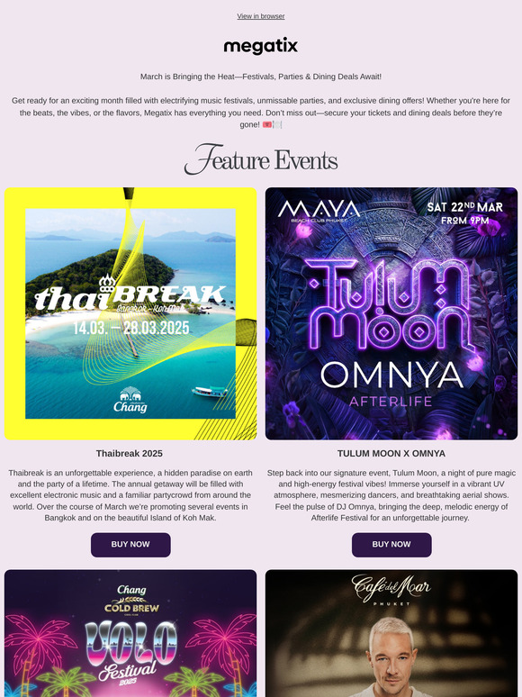 🎉 March Must-Do: Festivals, Parties & Exclusive Dining Deals!