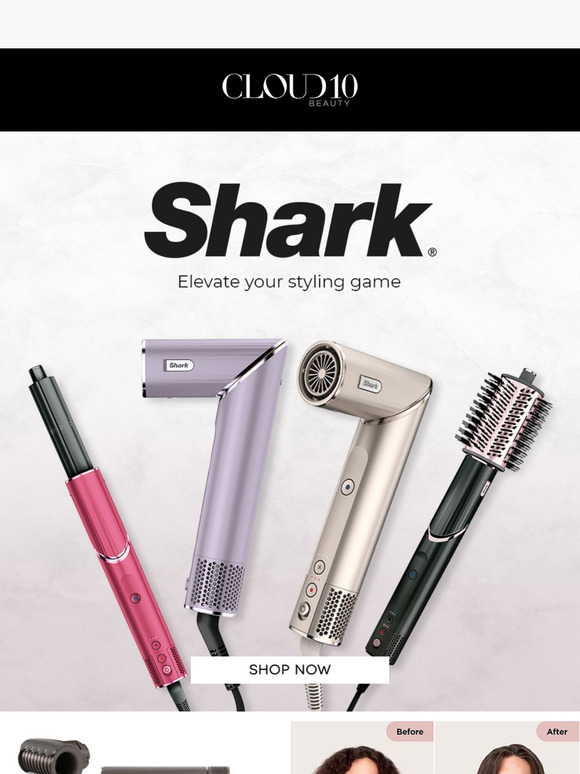 Shark Hair Styling Tools now on Cloud 10 🔥