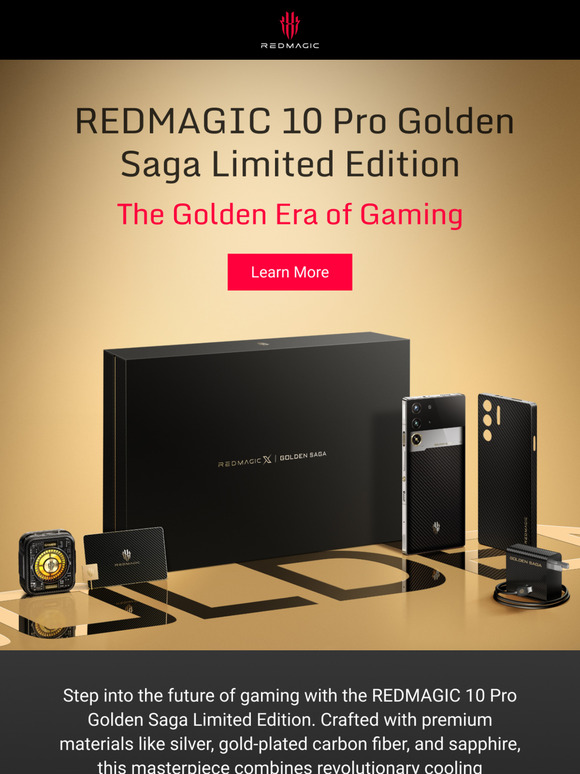 🤩Why Fans Love the REDMAGIC 10 Pro Golden Saga Limited Edition