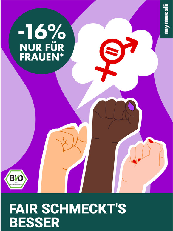 Wir schenken Frauen -16% AUF ALLES!