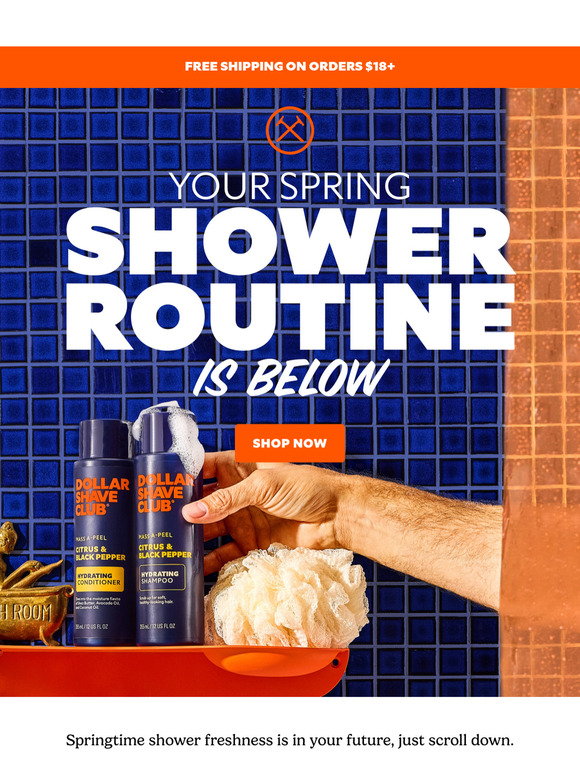 Refresh your shower routine