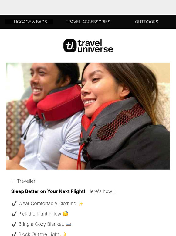 😴 Want Better Sleep on Your Next Flight?