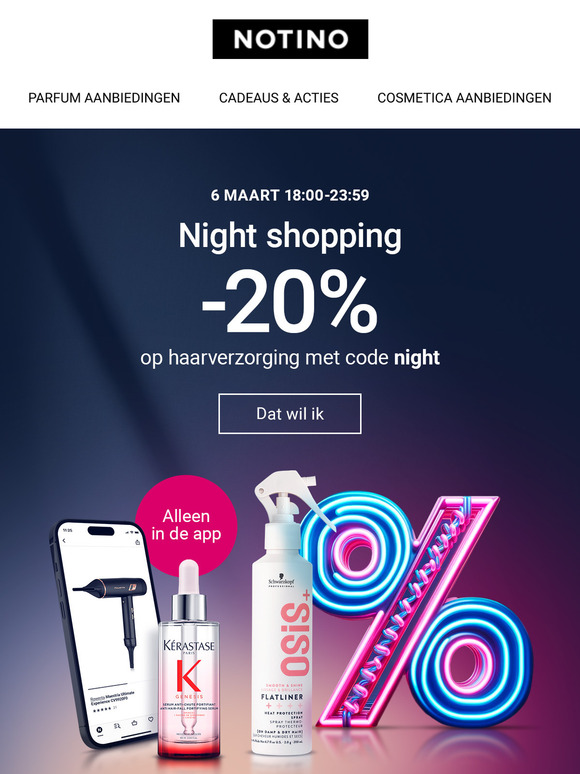 Alleen vandaag: −20% op haarverzorging