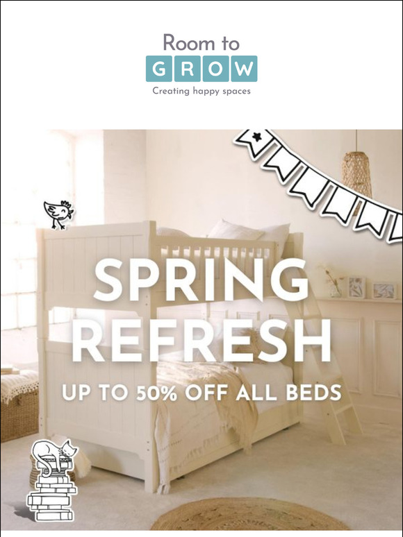 Spring Refresh: Up to 50% Off All Beds! 🌼