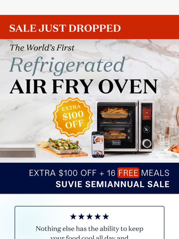 Suvie’s Semiannual Sale is Here! Extra $100 OFF + 16 Free Meals
