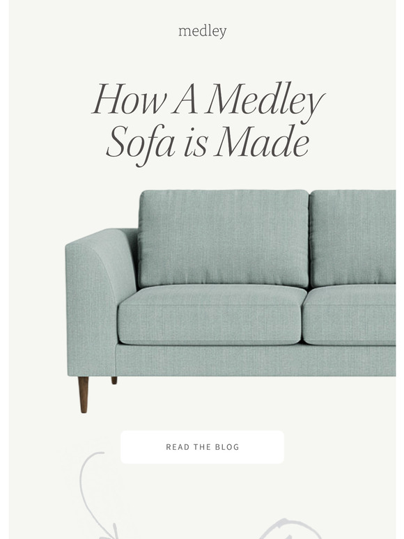 The Making of a Medley Sofa