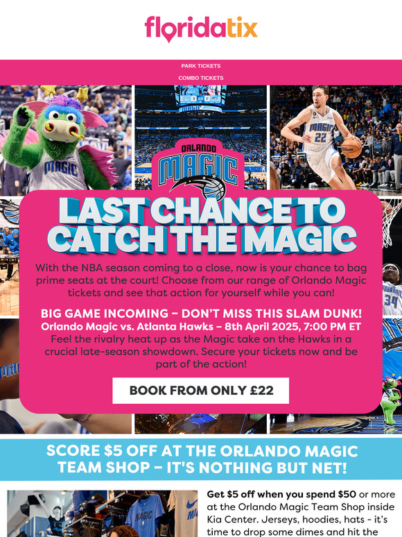 $5 off Orlando Magic merch! 🏀