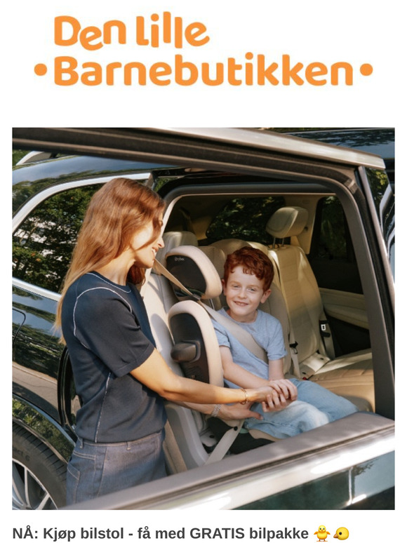 Kjøp bilstol - få med GRATIS BILSTOLPAKKE 🐥🤩